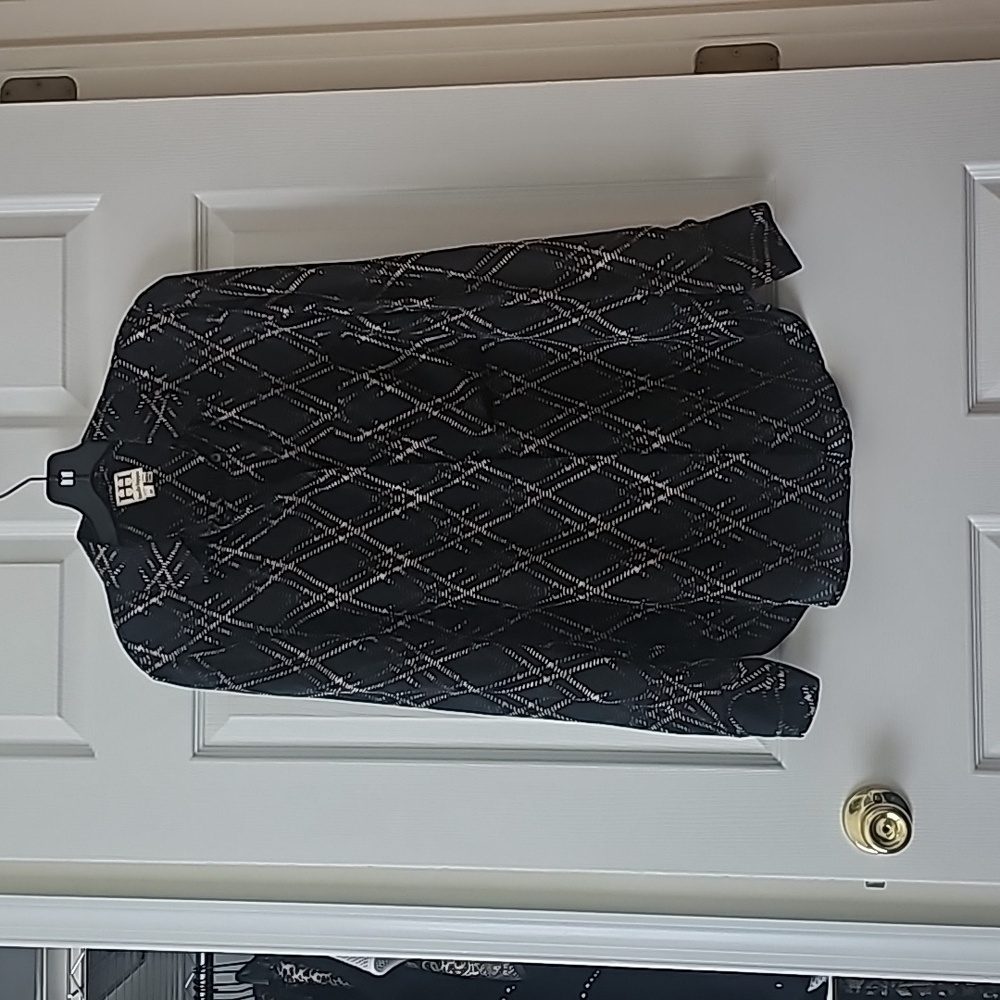 Haute Hippie Silk Pattern Blouse Size M